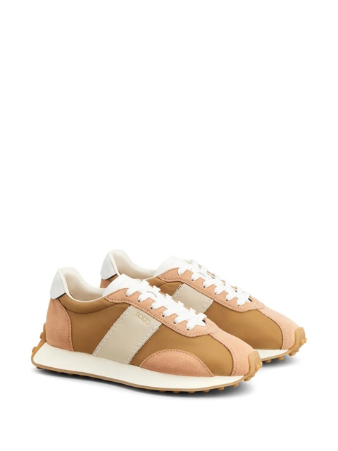 Tod's suede-trimmed sneakers - Brown - zdjęcie produktu nr 1