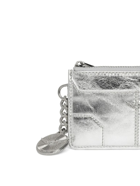 Zadig&Voltaire Sunny metallic card holder - Silver - zdjęcie produktu nr 2