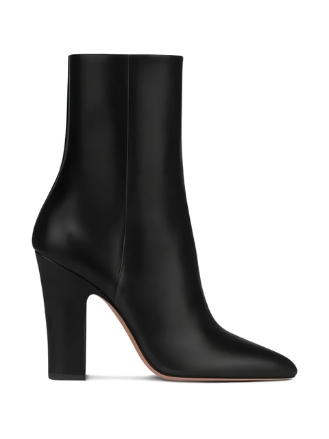 Paris Texas leather block-heel boots - Black - zdjęcie produktu nr 1