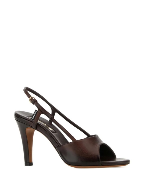 Miu Miu 85mm Ayes pumps - Brown - zdjęcie produktu nr 1