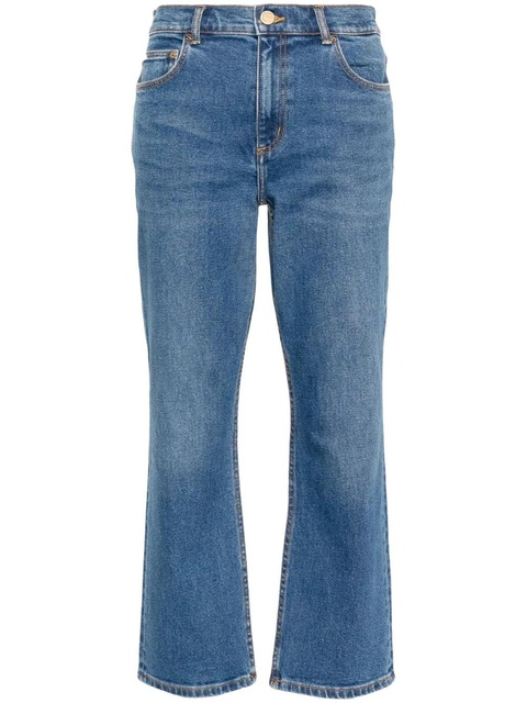 Tory Burch cropped flared jeans - Blue - zdjęcie produktu nr 1