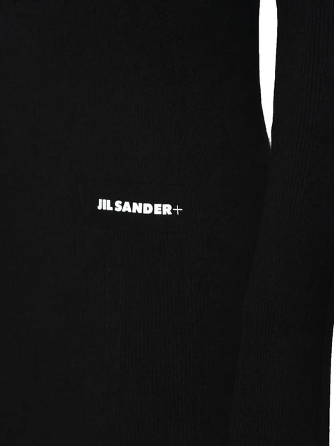 Jil Sander ribbed-knit dress - Black - zdjęcie produktu nr 2