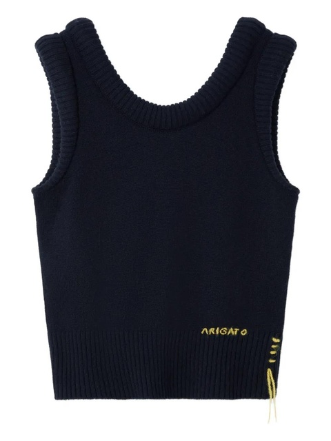 Axel Arigato Marla knit sleeveless vest - Blue - zdjęcie produktu nr 1