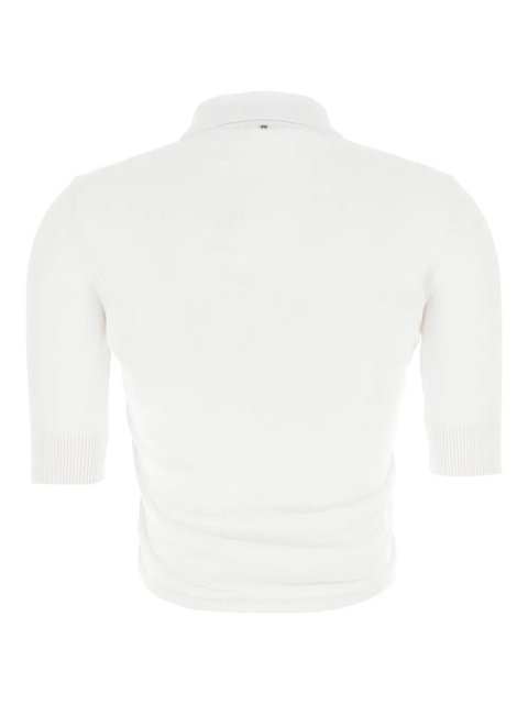 Sportmax Shaker polo top - White - zdjęcie produktu nr 1