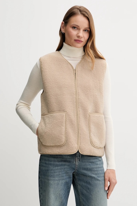 Tommy Hilfiger bezrękawnik kolor zielony przejściowy WW0WW49315 - zdjęcie produktu nr 1