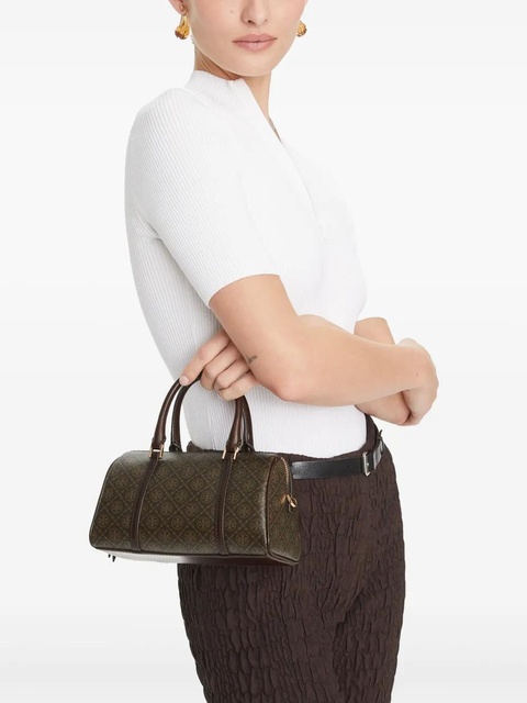 Tory Burch mini T Monogram Barrel tote bag - Brown - zdjęcie produktu nr 1