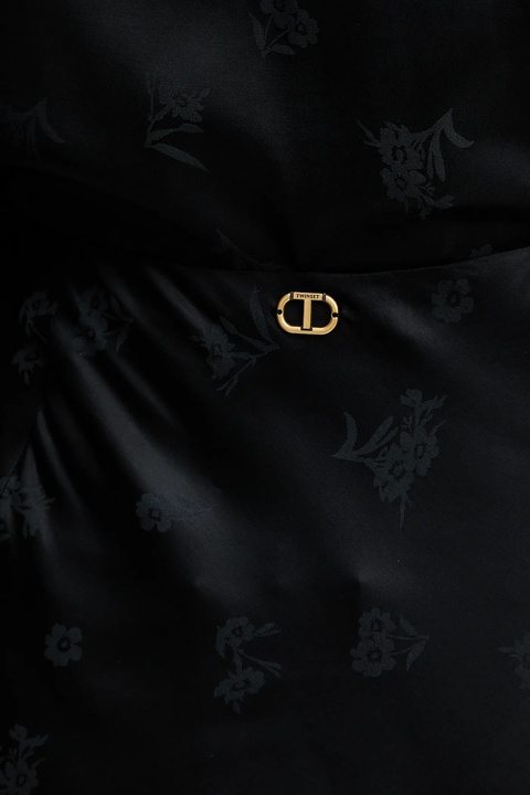 Twinset spódnica kolor czarny maxi prosta 252TT2366 - zdjęcie produktu nr 2