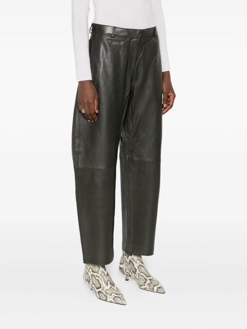 St. Agni leather trousers - Green - zdjęcie produktu nr 2