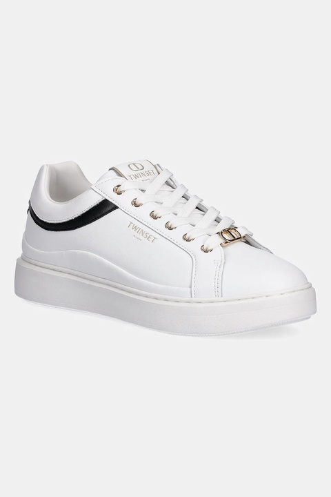 Twinset sneakersy damskie kolor biały 252TCP020 - zdjęcie produktu nr 1
