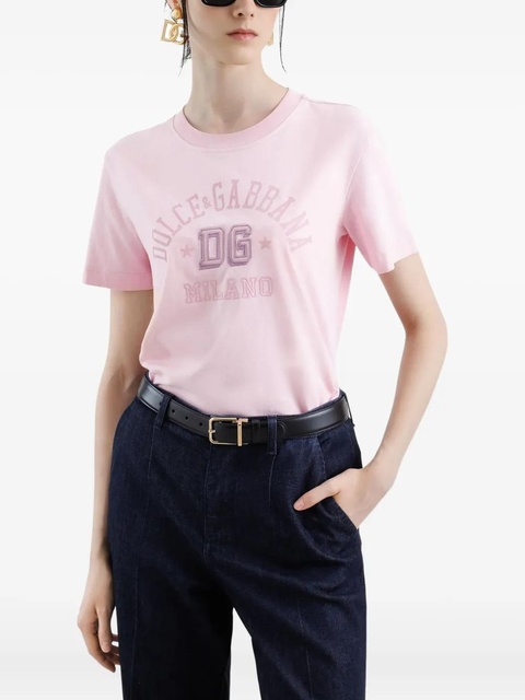 Dolce & Gabbana logo-print T-shirt - Pink - zdjęcie produktu nr 2