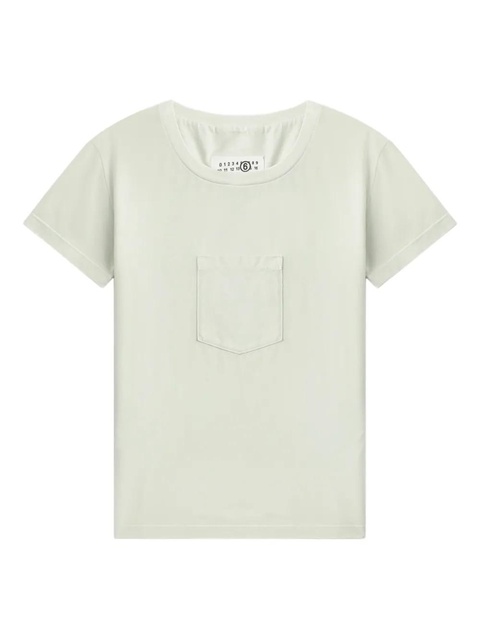 MM6 Maison Margiela pocket-detail T-shirt - Green - zdjęcie produktu nr 1