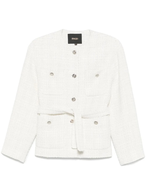 Maje tweed jacket - White - zdjęcie produktu nr 1