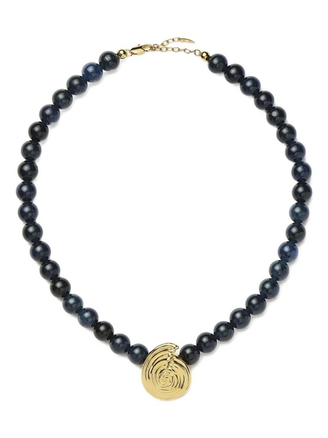 Missoma spiral-pendant beaded necklace - Blue - zdjęcie produktu nr 1
