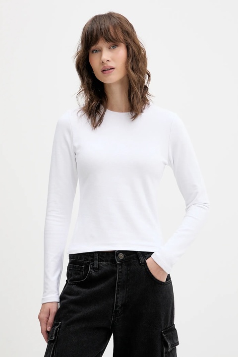 Abercrombie & Fitch longsleeve kolor biały KI139-5755-100 - zdjęcie produktu nr 1