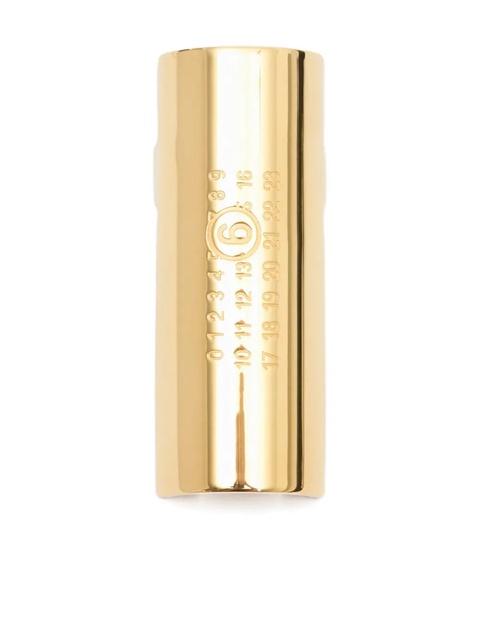MM6 Maison Margiela engraved open-band ring - Gold - zdjęcie produktu nr 1