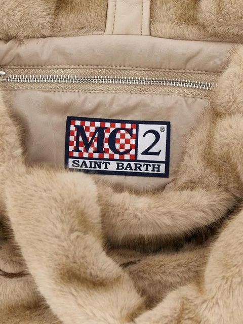 MC2 Saint Barth Colette shearling-effect tote bag - Neutrals - zdjęcie produktu nr 2