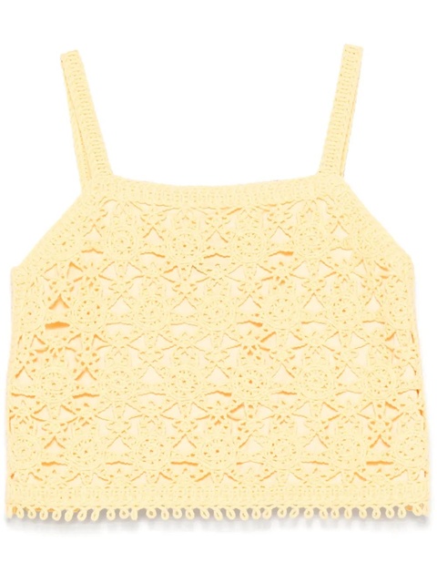 Maje crochet-knit top - Yellow - zdjęcie produktu nr 1
