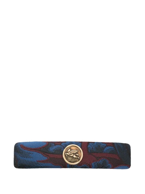 ETRO floral-print hair clip - Blue - zdjęcie produktu nr 1