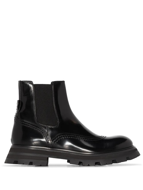Alexander McQueen chunky-sole Chelsea boots - Black - zdjęcie produktu nr 1