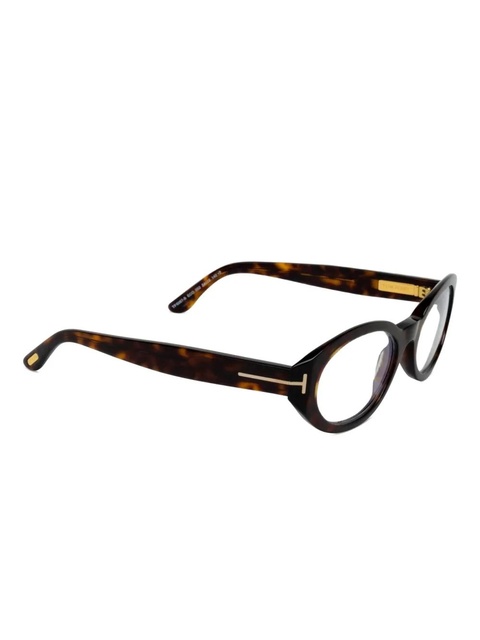 TOM FORD Eyewear oval-frame glasses - Brown - zdjęcie produktu nr 2