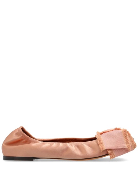 Lanvin bow-detail ballerina shoes - Pink - zdjęcie produktu nr 1