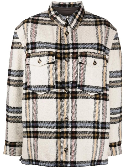 MARANT ÉTOILE Every padded oversized coat - White - zdjęcie produktu nr 1