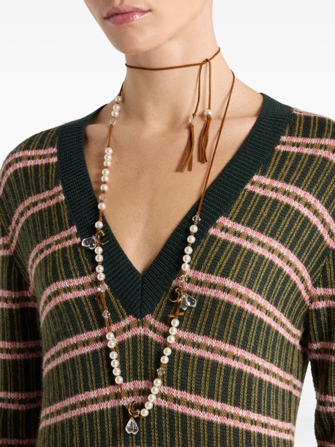 ETRO pearl-paisley bee necklace - Gold - zdjęcie produktu nr 2