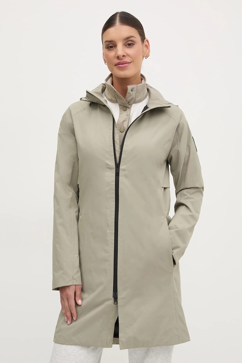 Jack Wolfskin kurtka Wellsee damski kolor zielony przejściowa A63896 - zdjęcie produktu nr 1