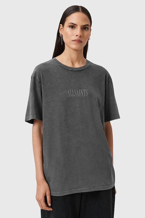 AllSaints t-shirt bawełniany WINGS damskie kolor szary W076JD - zdjęcie produktu nr 1