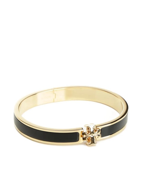 Tory Burch Kira enamel-detail bracelet - Black - zdjęcie produktu nr 2