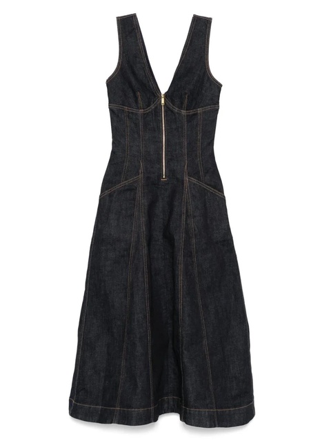 Self-Portrait denim dress - Blue - zdjęcie produktu nr 1