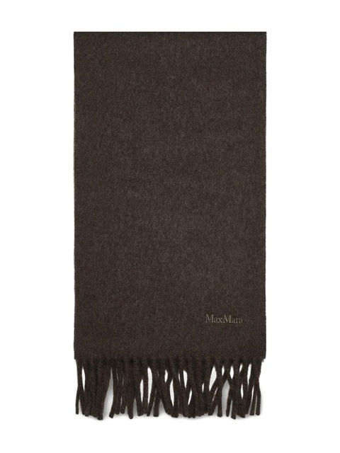 Max Mara Scilli fringed scarf - Brown - zdjęcie produktu nr 1