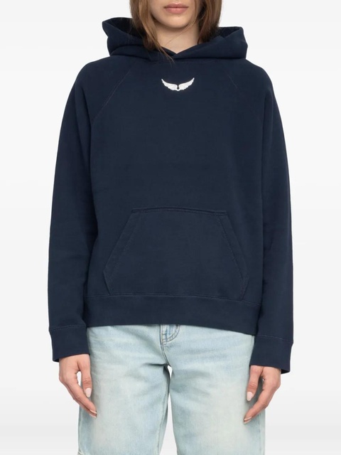 Zadig&Voltaire Georgy rhinestone-embellished hoodie - Blue - zdjęcie produktu nr 2