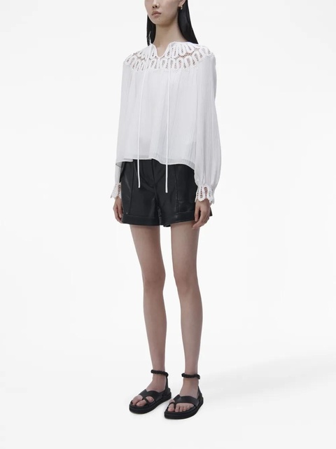 Simkhai long-sleeve blouse - White - zdjęcie produktu nr 2