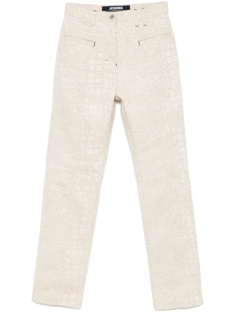 Jacquemus Le De-Nîmes Norma jeans - Neutrals - zdjęcie produktu nr 1