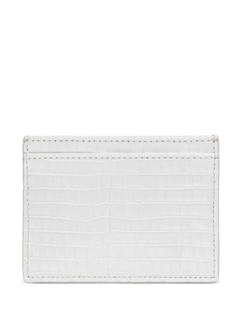 Vivienne Westwood metallic-orb leather cardholder - White - zdjęcie produktu nr 1