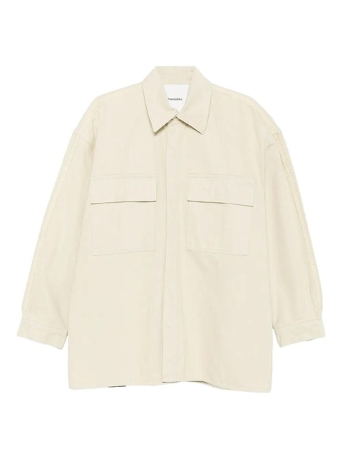 Nanushka flap-pocket shirt jacket - Neutrals - zdjęcie produktu nr 1