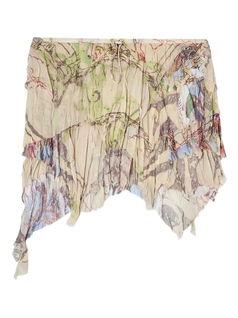 Diesel O-Silla mini skirt - Neutrals - zdjęcie produktu nr 1