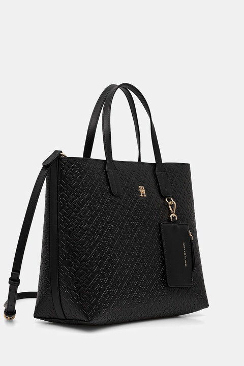 Tommy Hilfiger torebka kolor czarny AW0AW17684 - zdjęcie produktu nr 2