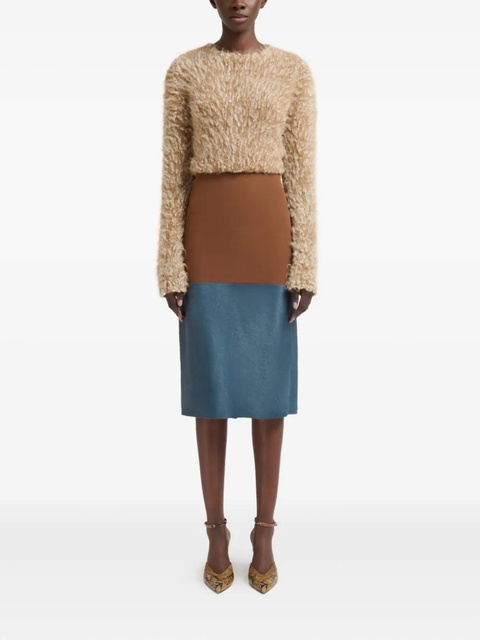 Marni panelled midi skirt - Blue - zdjęcie produktu nr 1