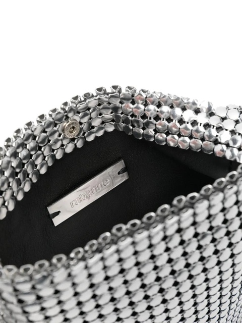 Rabanne mini Pixel shoulder bag - Silver - zdjęcie produktu nr 2