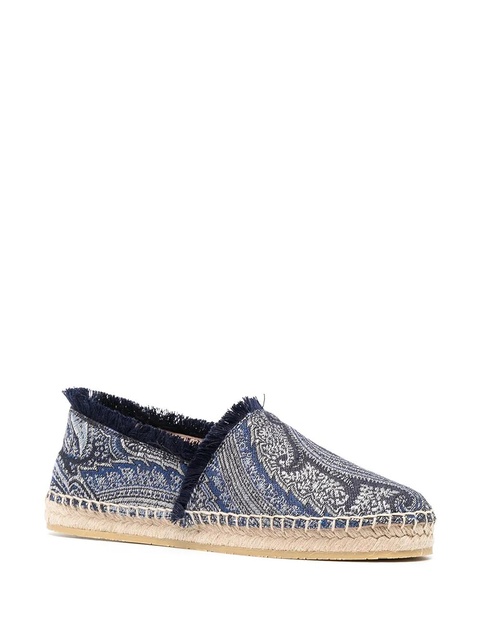 ETRO paisley-print espadrilles - Blue - zdjęcie produktu nr 2