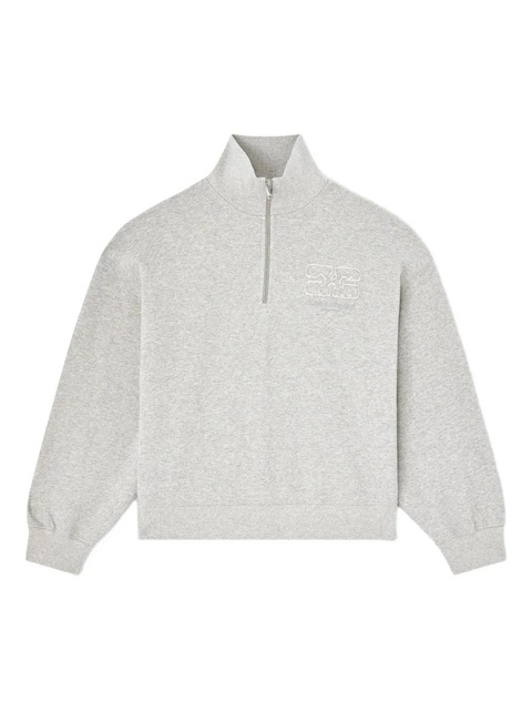 GANNI zip sweatshirt - Grey - zdjęcie produktu nr 1