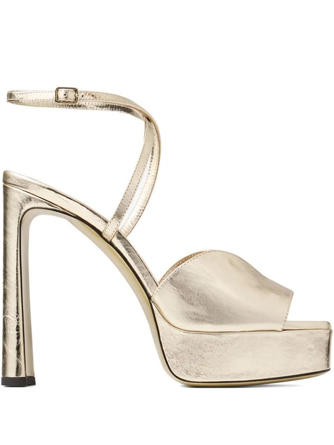 Jimmy Choo 125mm Karli platform sandals - Gold - zdjęcie produktu nr 1