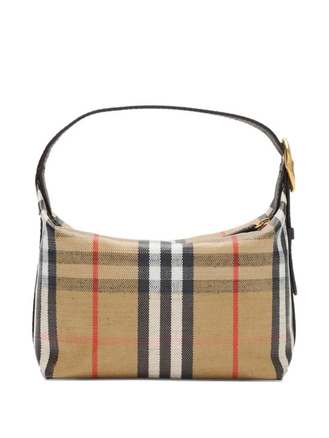 Burberry mini Highlands checked tote bag - Neutrals - zdjęcie produktu nr 2