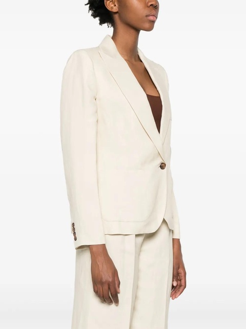 Lauren Ralph Lauren single-breasted blazer - Neutrals - zdjęcie produktu nr 1