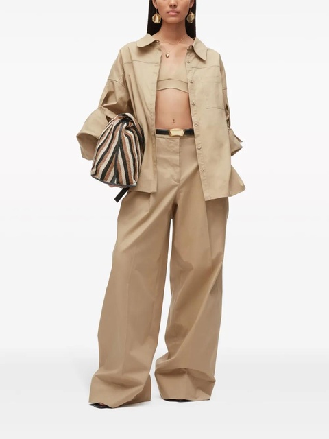 3.1 Phillip Lim pleat-detailing palazzo pants - Neutrals - zdjęcie produktu nr 1