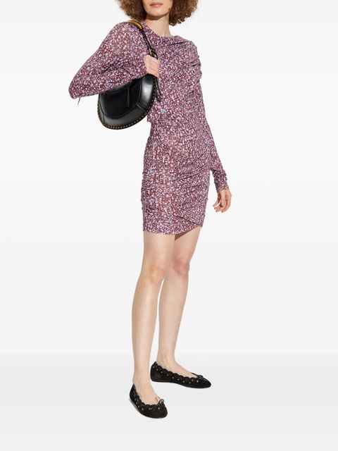 MARANT ÉTOILE floral-print mini dress - Pink - zdjęcie produktu nr 2