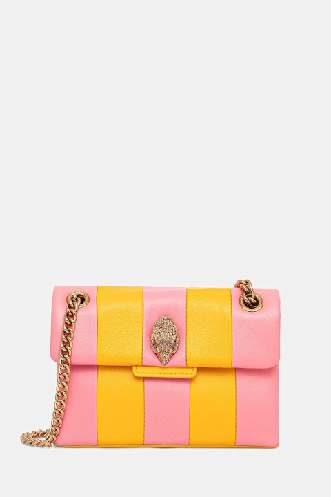 Kurt Geiger London torebka skórzana KENSINGTON kolor różowy 3582257109 - zdjęcie produktu nr 1