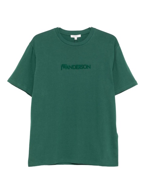 JW Anderson embroidered cotton top - Green - zdjęcie produktu nr 1